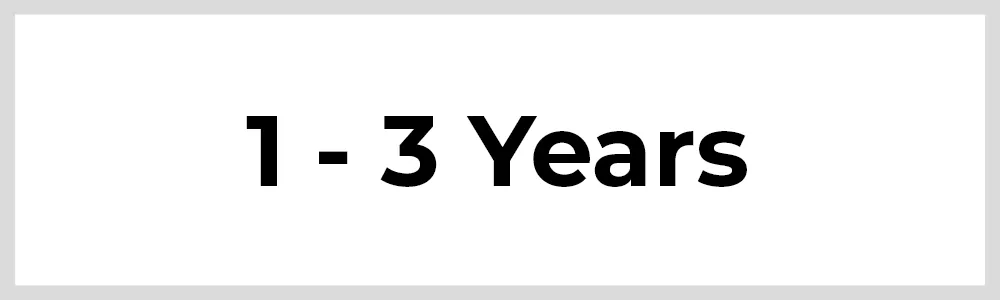 1 - 3 года